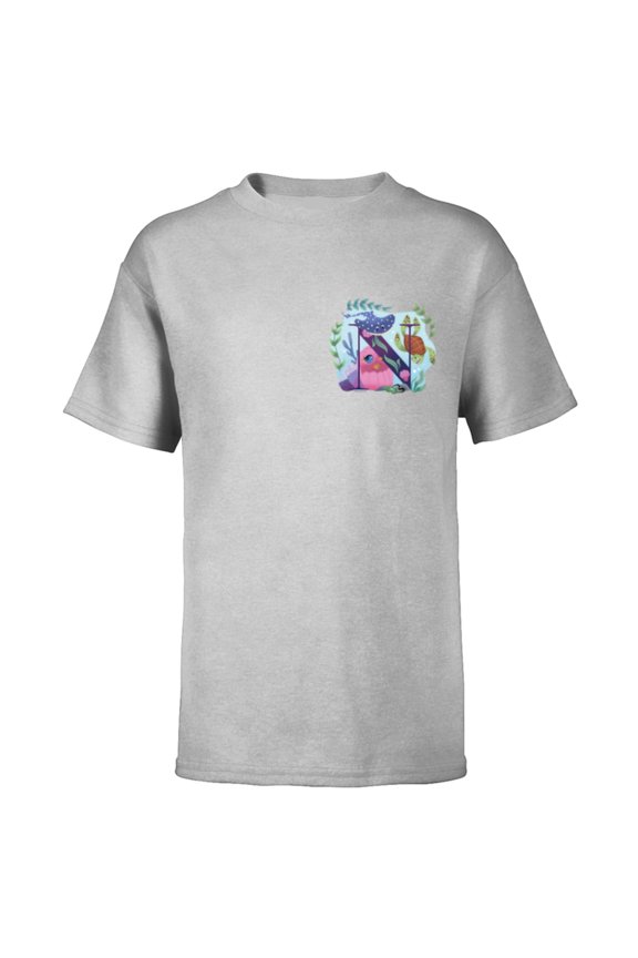 Disney and Pixar Alphabet Monogram Letter N for Finding Nemo - Short Sleeve T-Shirt for Kids - Customized-Athletic Heather