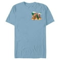 thumbnail image 1 of Disney and Pixar Alphabet Monogram Toy Story Letter W Woody - Short Sleeve Blended T-Shirt for Adults - Customized-Ocean Blue, 1 of 5