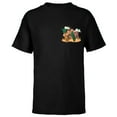 thumbnail image 1 of Disney and Pixar Alphabet Monogram Toy Story Letter W Woody - Short Sleeve T-Shirt for Kids - Customized-Black, 1 of 5