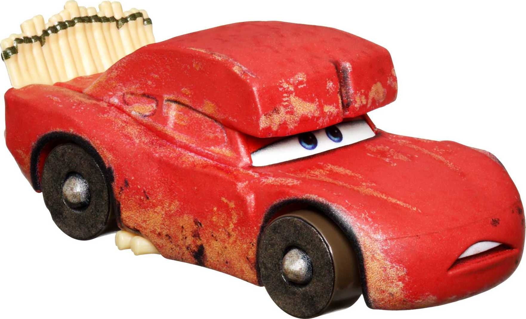  Disney Pixar Cars Road Trip Lightning McQueen 1:55 Scale : Toys  & Games