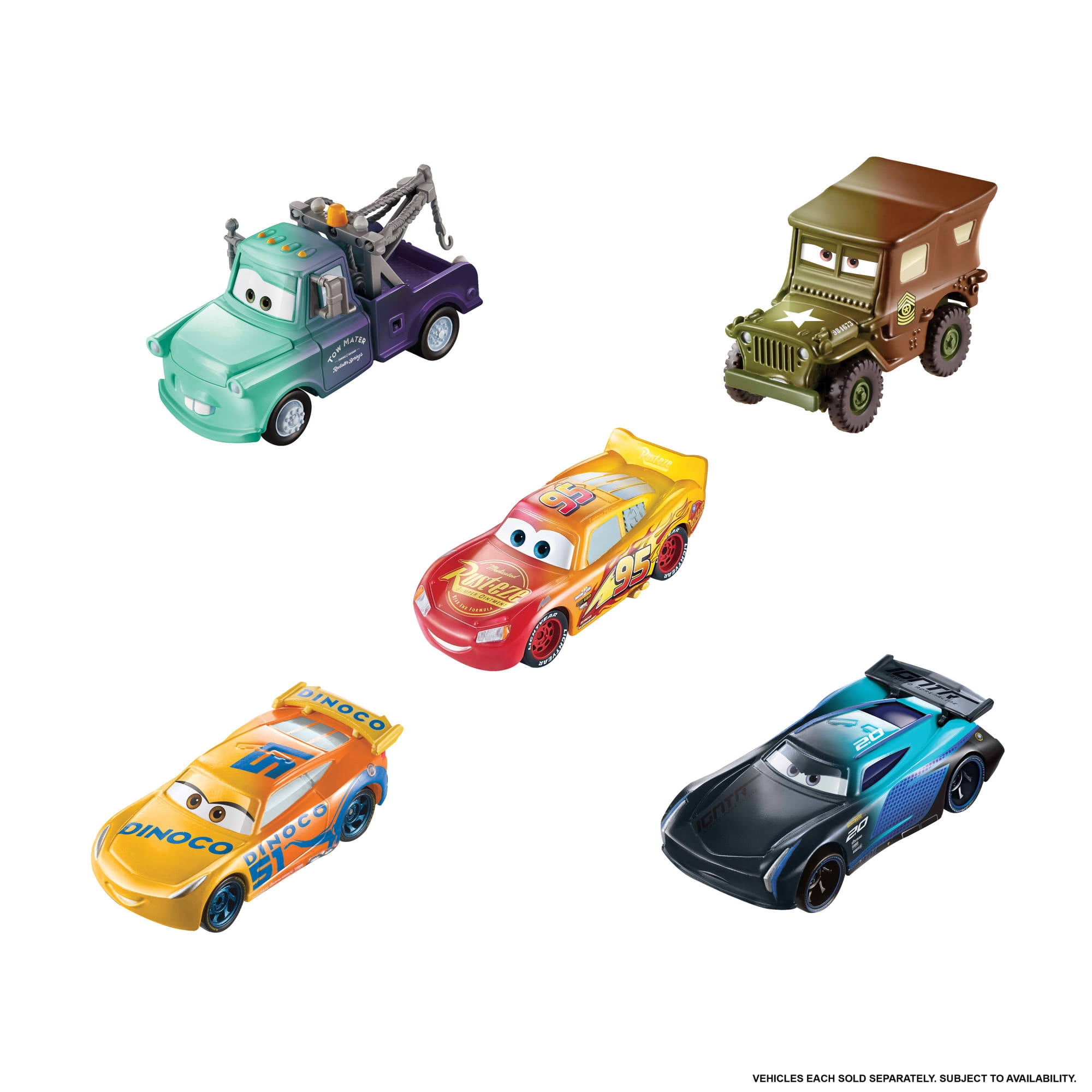 Disney and Pixar Cars Color Changers 1:55 Scale Toy Car or Truck