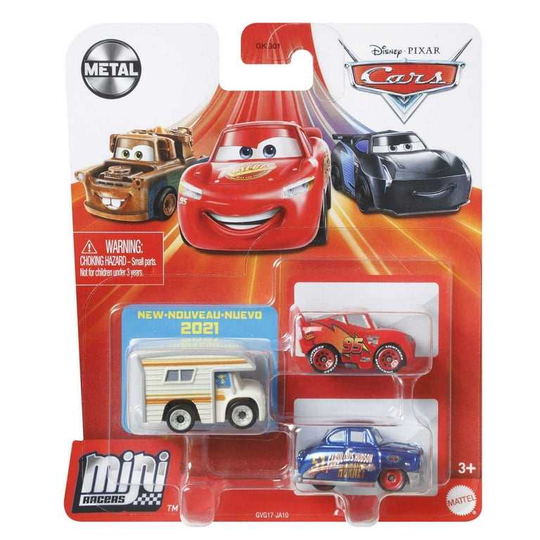 【お得】 Racers Mini Cars Pixar and Disney 3-Pack, Toy 3 of Set ミニカー