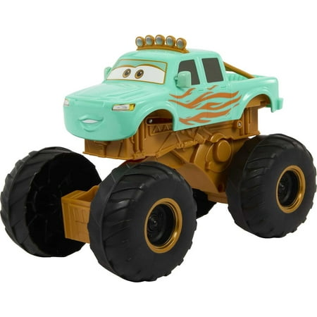Disney and Pixar Cars On The Road Circus Stunt Ivy Toy Vehicle, Jumping Monster Truck