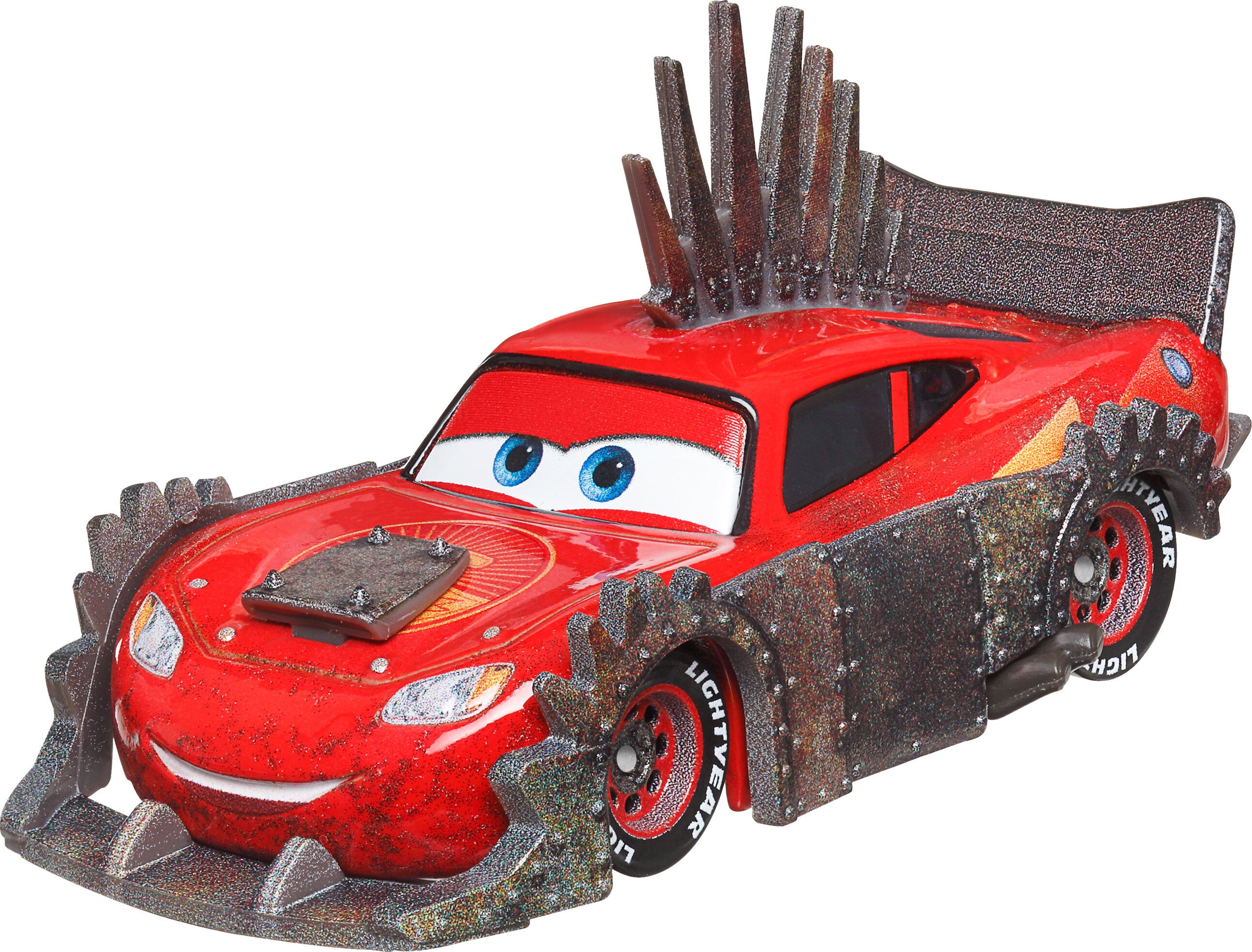 Disney and Pixar Cars Road Rumbler Lightning McQueen Die-Cast Toy Car, 1:55  Scale Collectible