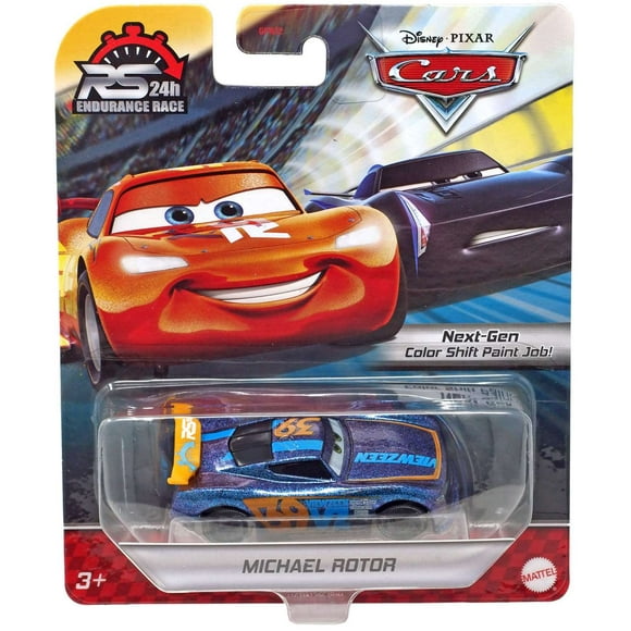 Disney and Pixar Cars Rust-Eze Speedway Next Gen 24-Hr Endurance Race Vehicles