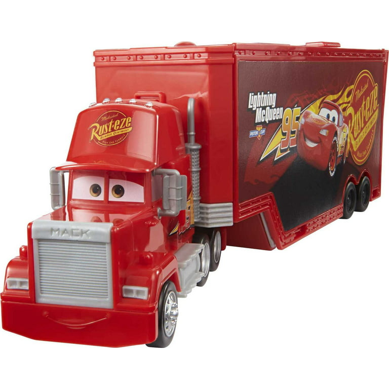 Cars Toys Lightning Mcqueen & Big Mack Transporter 