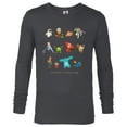 thumbnail image 1 of Disney and Pixar Character Everyone’s Favorite Hero - Long Sleeve T-Shirt for Men - Customized-Charcoal Heather, 1 of 5