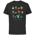 thumbnail image 1 of Disney and Pixar Character Everyone’s Favorite Hero - Short Sleeve Cotton T-Shirt for Adults - Customized-Black, 1 of 5