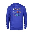 thumbnail image 1 of Disney and Pixar Characters Vacation Our Family Trip - Pullover Hoodie for Adults - Customized-Navy, 1 of 5