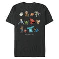 thumbnail image 1 of Disney and Pixar Characters Vacation Our Family Trip - Short Sleeve Blended T-Shirt for Adults - Customized-Dark Heather, 1 of 5