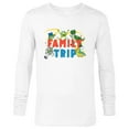 thumbnail image 1 of Disney and Pixar Characters Vacation Party Our Family Trip - Long Sleeve T-Shirt for Men - Customized-White, 1 of 5
