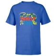 thumbnail image 1 of Disney and Pixar Characters Vacation Party Our Family Trip - Short Sleeve T-Shirt for Kids - Customized-Royal, 1 of 5