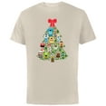 thumbnail image 1 of Disney and Pixar Christmas Tree Nutcracker Holiday - Short Sleeve Cotton T-Shirt for Adults - Customized-Natural, 1 of 5