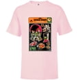 thumbnail image 1 of Disney and Pixar Ghoulish Delights Halloween Party Décor - Short Sleeve T-Shirt for Kids - Customized-Soft Pink, 1 of 5