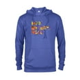 thumbnail image 1 of Disney and Pixar Halloween Boo! Scary! Eek! Jack-Jack & Dug - Pullover Hoodie for Adults - Customized-Royal Heather, 1 of 5