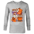 thumbnail image 1 of Disney and Pixar Halloween Trick or Scream Monsters, Inc. - Long Sleeve T-Shirt for Men - Customized-Athletic Heather, 1 of 5