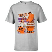 Disney and Pixar Halloween Trick or Scream Monsters, Inc. - Short Sleeve T-Shirt for Kids - Customized-Athletic Heather
