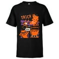 thumbnail image 1 of Disney and Pixar Halloween Trick or Scream Monsters, Inc. - Short Sleeve T-Shirt for Kids - Customized-Black, 1 of 5