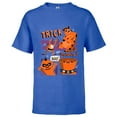 thumbnail image 1 of Disney and Pixar Halloween Trick or Scream Monsters, Inc. - Short Sleeve T-Shirt for Kids - Customized-Royal, 1 of 5