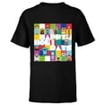 thumbnail image 1 of Disney and Pixar Happy Holidays Christmas Nutcrackers - Short Sleeve T-Shirt for Kids - Customized-Black, 1 of 5