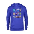 thumbnail image 1 of Disney and Pixar Holiday Christmas Nutcracker Characters - Pullover Hoodie for Adults - Customized-Royal, 1 of 5