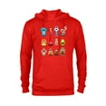thumbnail image 1 of Disney and Pixar Holiday Christmas Nutcracker Characters - Pullover Hoodie for Adults - Customized-Red, 1 of 5