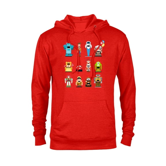 Disney and Pixar Holiday Christmas Nutcracker Characters - Pullover Hoodie for Adults - Customized-Red