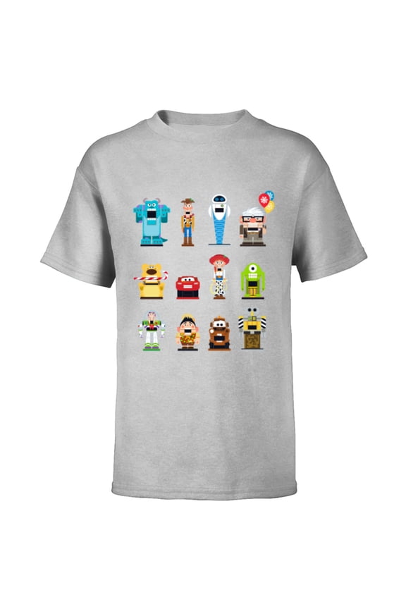 Disney and Pixar Holiday Christmas Nutcracker Characters - Short Sleeve T-Shirt for Kids - Customized-Athletic Heather