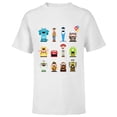 thumbnail image 1 of Disney and Pixar Holiday Christmas Nutcracker Characters - Short Sleeve T-Shirt for Kids - Customized-White, 1 of 5