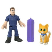 Disney and Pixar Lightyear, Imaginext Buzz Lightyear & Sox the Cat Figure Set, 3 Pieces
