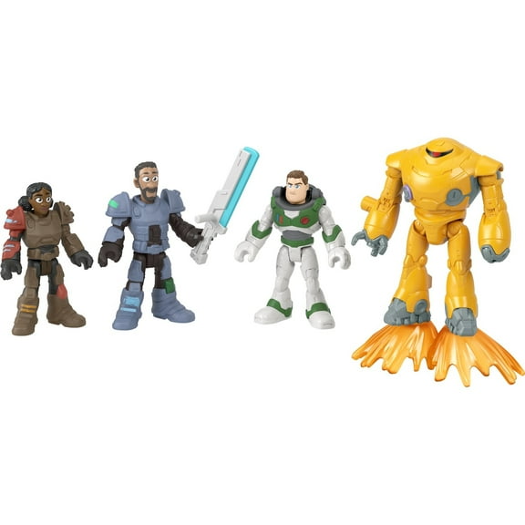 Disney and Pixar Lightyear, Imaginext Jr. ZAP Patrol Multipack, Buzz Lightyear Figure Set, 6 Pieces