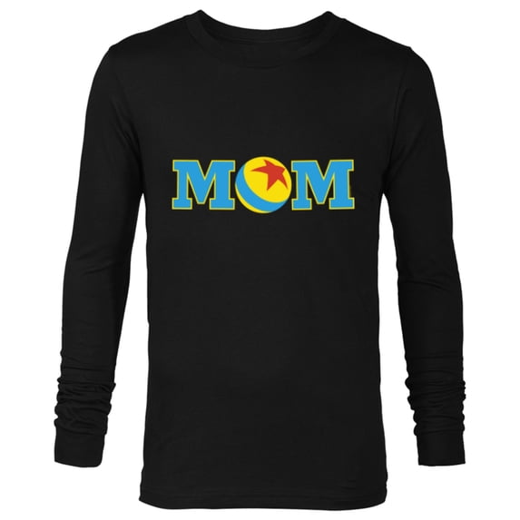 Disney and Pixar Mom Pixar Ball Family Mother’s Day Birthday - Long Sleeve T-Shirt for Men - Customized-Black