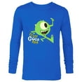 thumbnail image 1 of Disney and Pixar Monsters, Inc. Mike Wazowski Feels Good Man - Long Sleeve T-Shirt for Men - Customized-Navy, 1 of 5