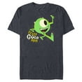 thumbnail image 1 of Disney and Pixar Monsters, Inc. Mike Wazowski Feels Good Man - Short Sleeve Blended T-Shirt for Adults - Customized-Navy Heather, 1 of 5
