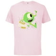 thumbnail image 1 of Disney and Pixar Monsters, Inc. Mike Wazowski Feels Good Man - Short Sleeve Cotton T-Shirt for Adults - Customized-Soft Pink, 1 of 5
