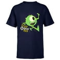 thumbnail image 1 of Disney and Pixar Monsters, Inc. Mike Wazowski Feels Good Man - Short Sleeve T-Shirt for Kids - Customized-Navy, 1 of 5