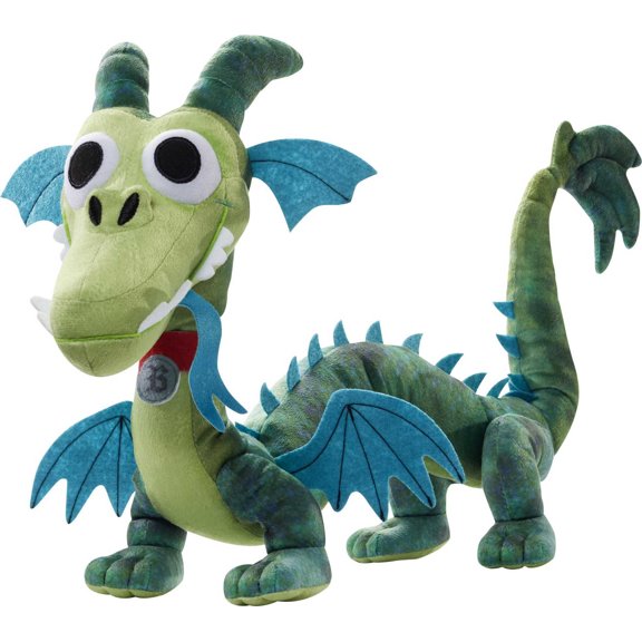 Disney and Pixar Onward Blazey Plush Stuffed Animal with Sound, Bendable Dragon Soft Doll