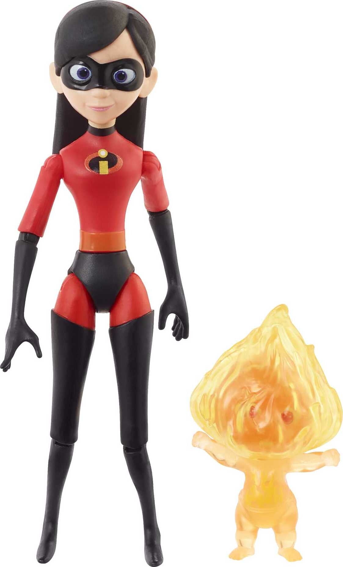 Disney and Pixar The Incredibles Violet Fire Jack Jack Figures