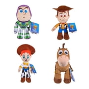 Disney and Pixar Toy Story 5 Character Plush Toys Woody, Jessie, Buzz Lightyear, and Horse 8 Inch Soft Dolls, Favorite Characters,