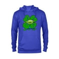 thumbnail image 1 of Disney and Pixar Toy Story Alien Shamrock St. Patrick’s Day - Pullover Hoodie for Adults - Customized-Royal Heather, 1 of 5