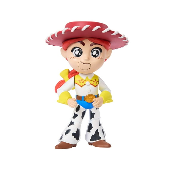 Disney and Pixar Toy Story Click Figs Cowgirl Jessie, Small Movie Toy with Pop Up Action Move