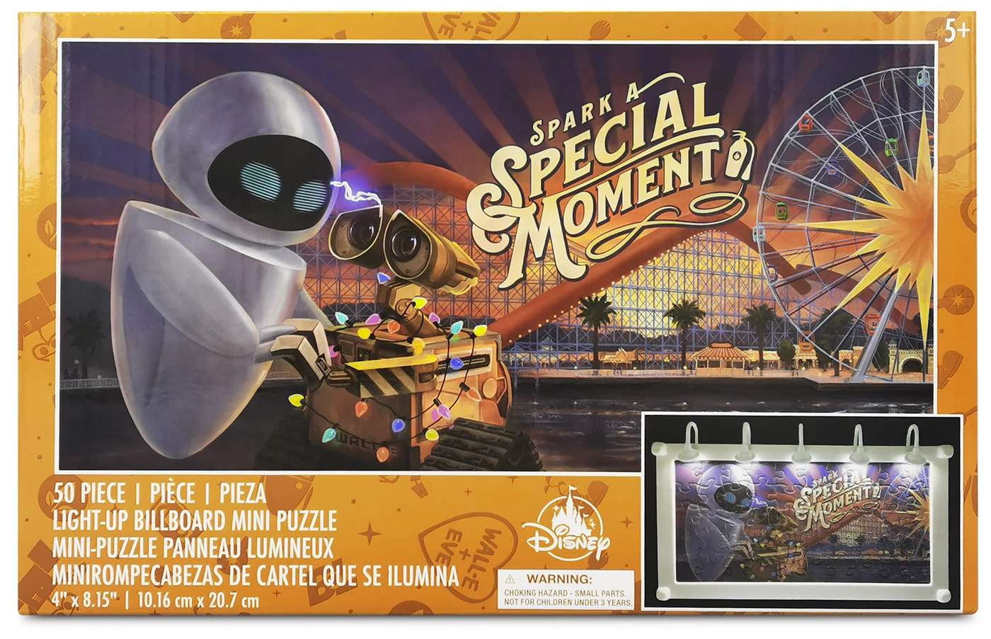 Disney and Pixar WALL-E & EVE Light-Up Jigsaw Puzzle 50