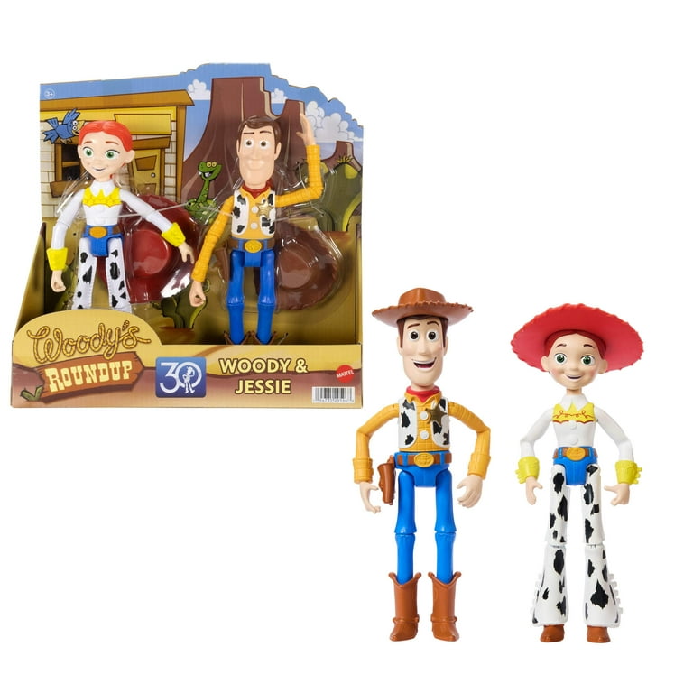 Disney and Pixar Woody Jessie Action Figure Pack, 7-inch Scale
