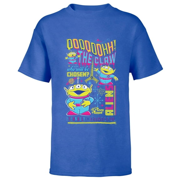 Disney and Pixar’s Aliens Who Will Be Chosen Poster - Short Sleeve T-Shirt for Kids - Customized-Royal