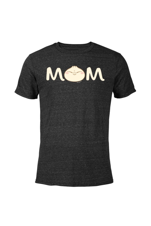 Disney and Pixar’s Bao Dumpling Mom - Short Sleeve Blended T-Shirt for Adults - Customized-Black