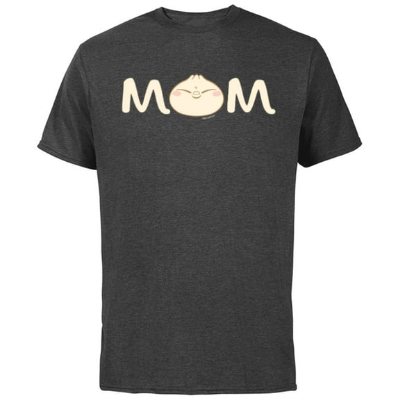 Disney and Pixar’s Bao Dumpling Mom - Short Sleeve Cotton T-Shirt for Adults - Customized-Charcoal