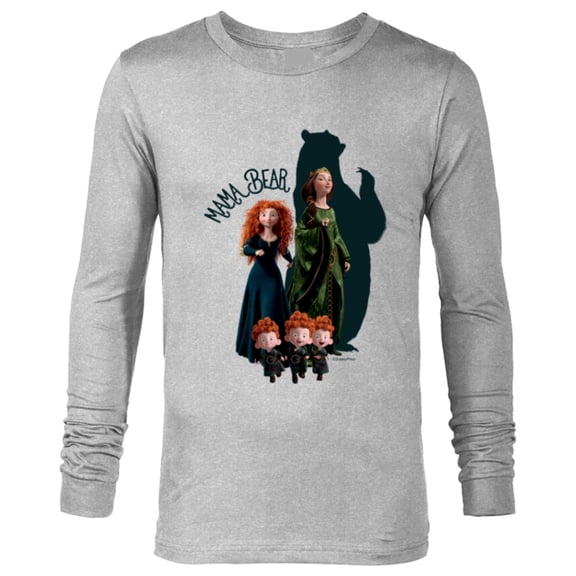 Disney and Pixar’s Brave Merida Mama Bear - Long Sleeve T-Shirt for Men - Customized-Athletic Heather