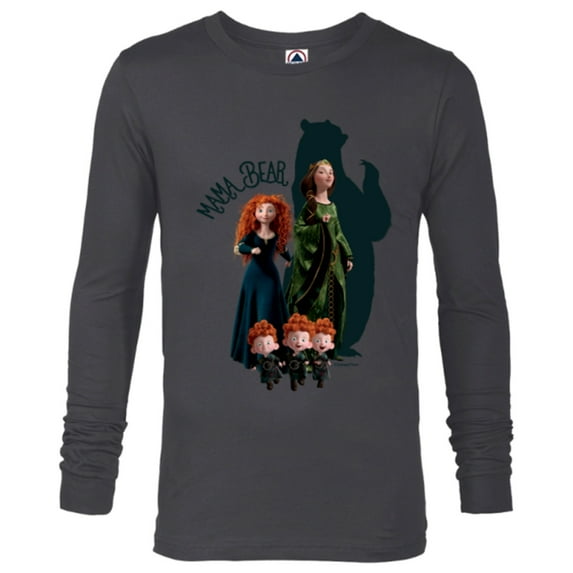 Disney and Pixar’s Brave Merida Mama Bear - Long Sleeve T-Shirt for Men - Customized-Charcoal Heather