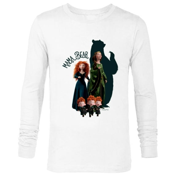 Disney and Pixar’s Brave Merida Mama Bear - Long Sleeve T-Shirt for Men - Customized-White