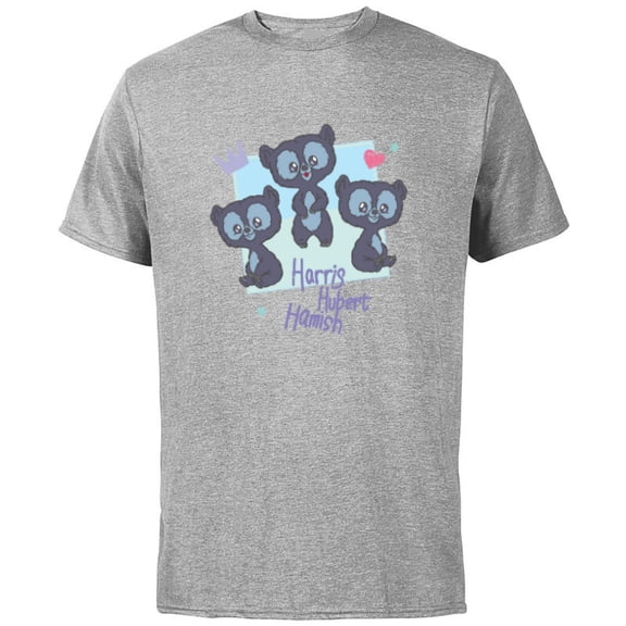 Disney and Pixar’s Brave Merida’s Bear Cub Brothers Cute - Short Sleeve Cotton T-Shirt for Adults - Customized-Athletic Heather